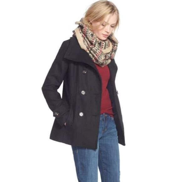 Thread & Supply Black Peacoat sz Med - Picture 1 of 11